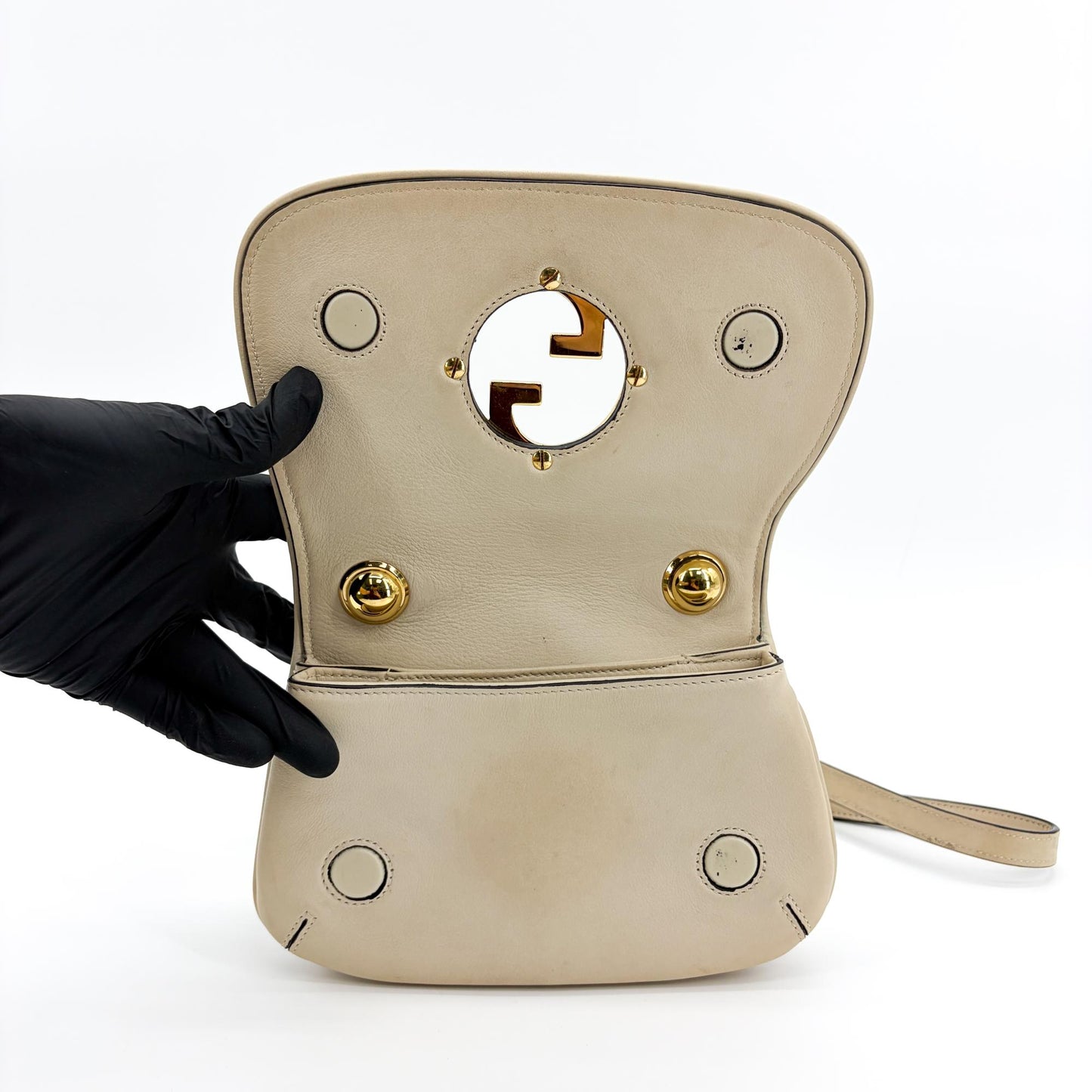 Gucci Blondie Small Shoulder Bag Beige