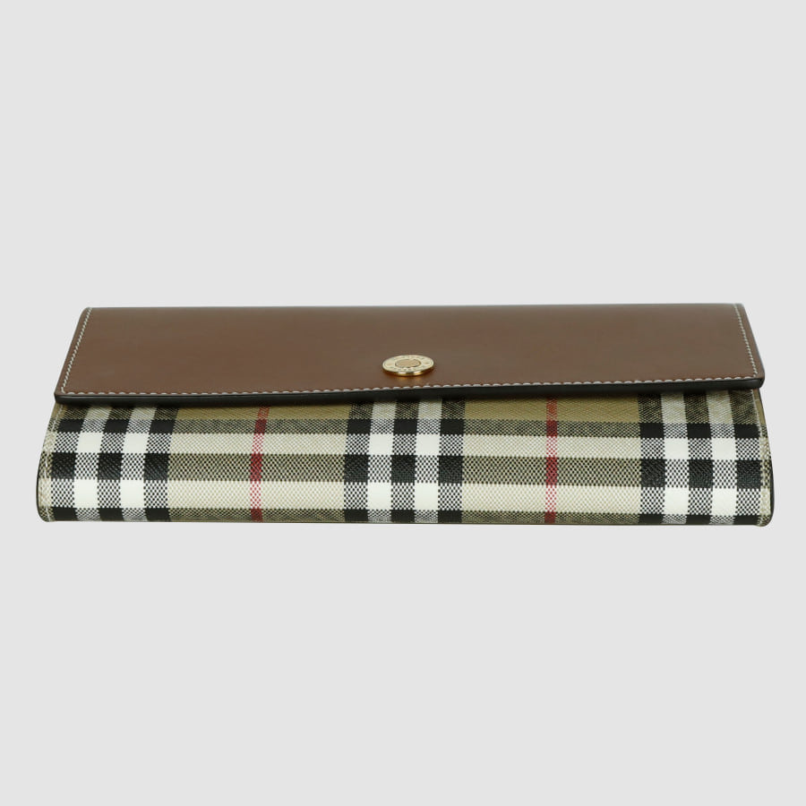 Vintage Check Strap Long Wallet Crossbody Bag 8057973