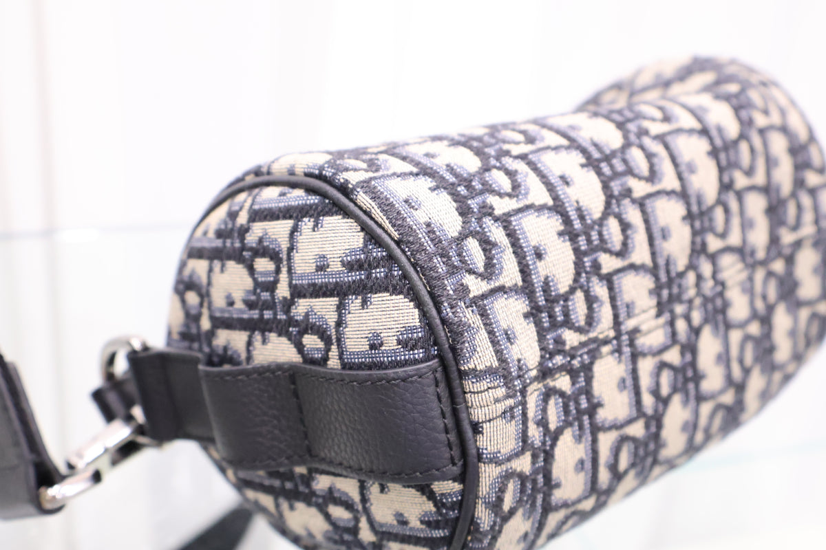 Oblique Jacquard Roller Mini Messenger Crossbody Bag 1ESPO219YKY