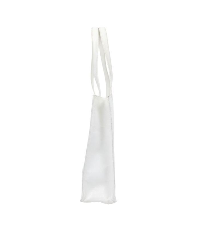 Chanel White Caviar Big CC Shoulder Bag