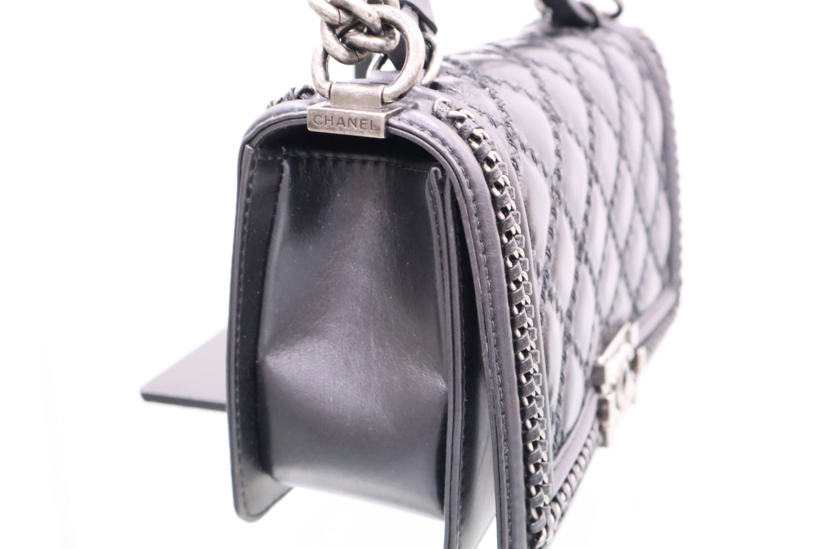 Top Handle Chain Around Limited Edition Medium Flap Shoulder Bag