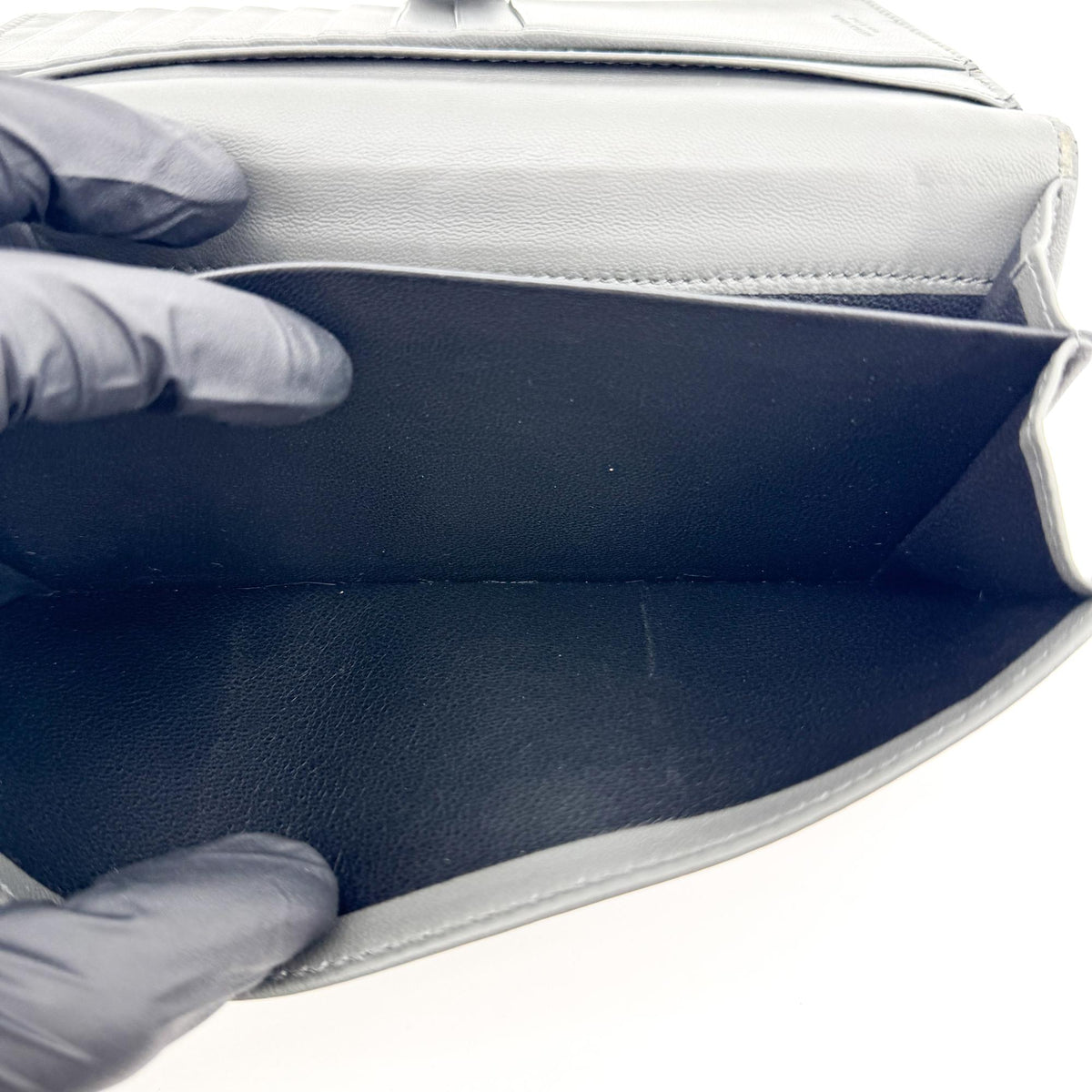 Bottega Veneta Intrecciato Flap Long Wallet Black