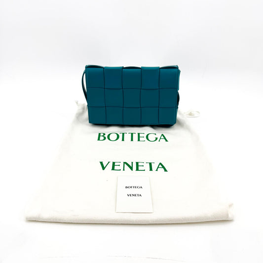 Bottega Veneta Cassette Crossbody Bag Deep Blue