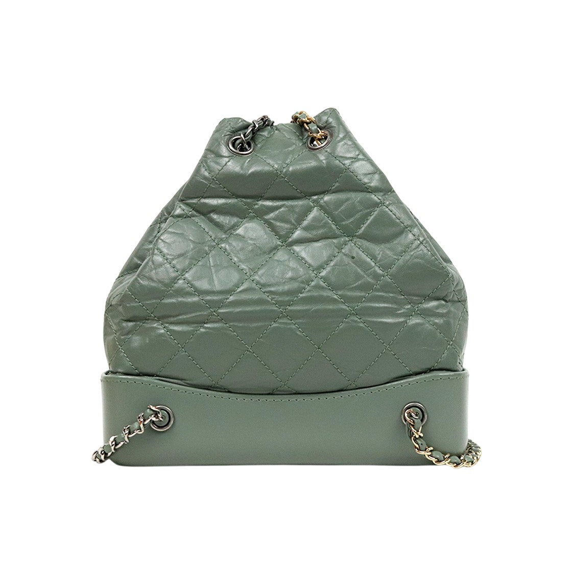 Chanel Green Gabrielle Backpack