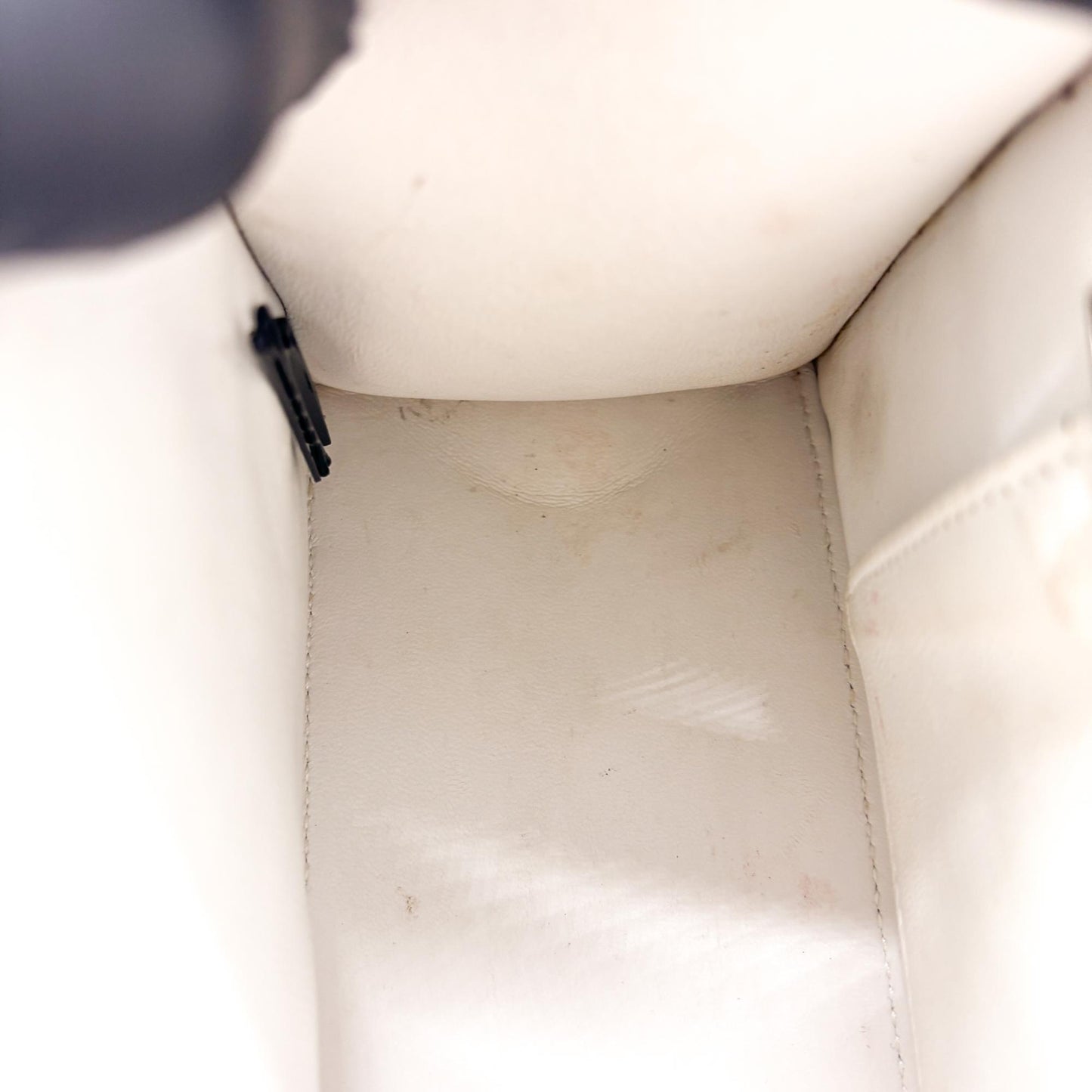 Balenciaga Hourglass XS Top Handle Bag White