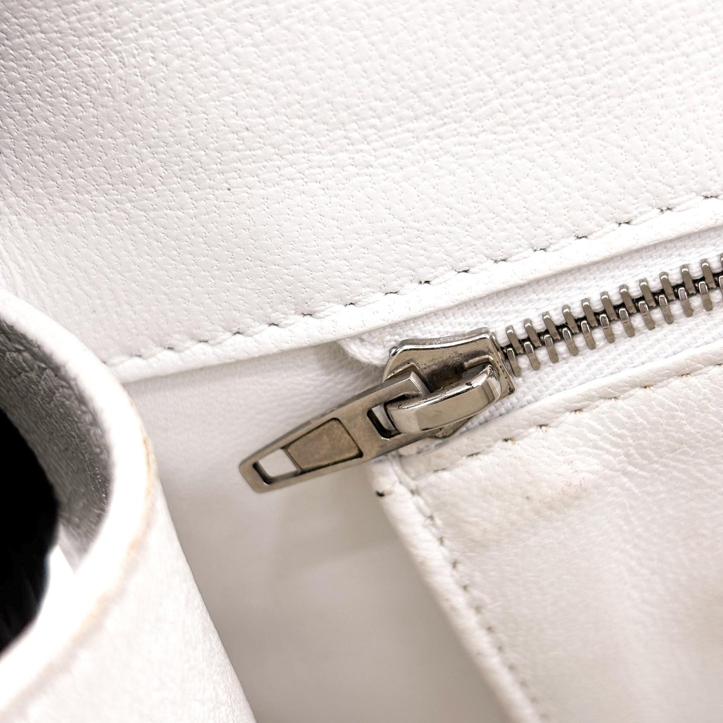 Balenciaga Hourglass XS Top Handle Bag White