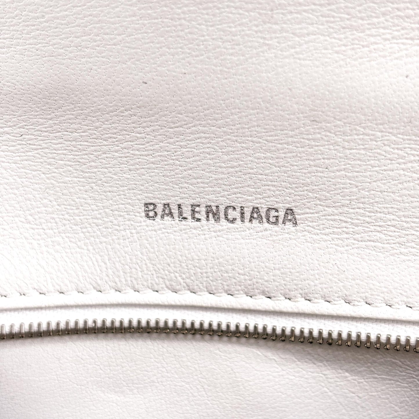 Balenciaga Hourglass XS Top Handle Bag White