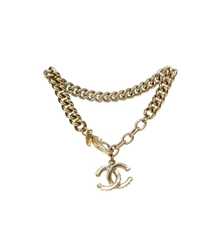 Sanel Pearl CC Gold Bracelet