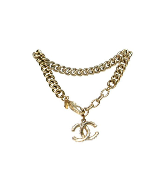 Sanel Pearl CC Gold Bracelet