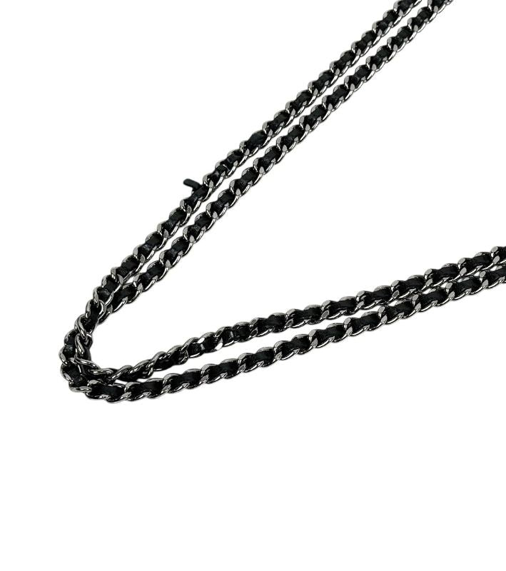 Chanel Black Paillette Chain Shoulder Bag
