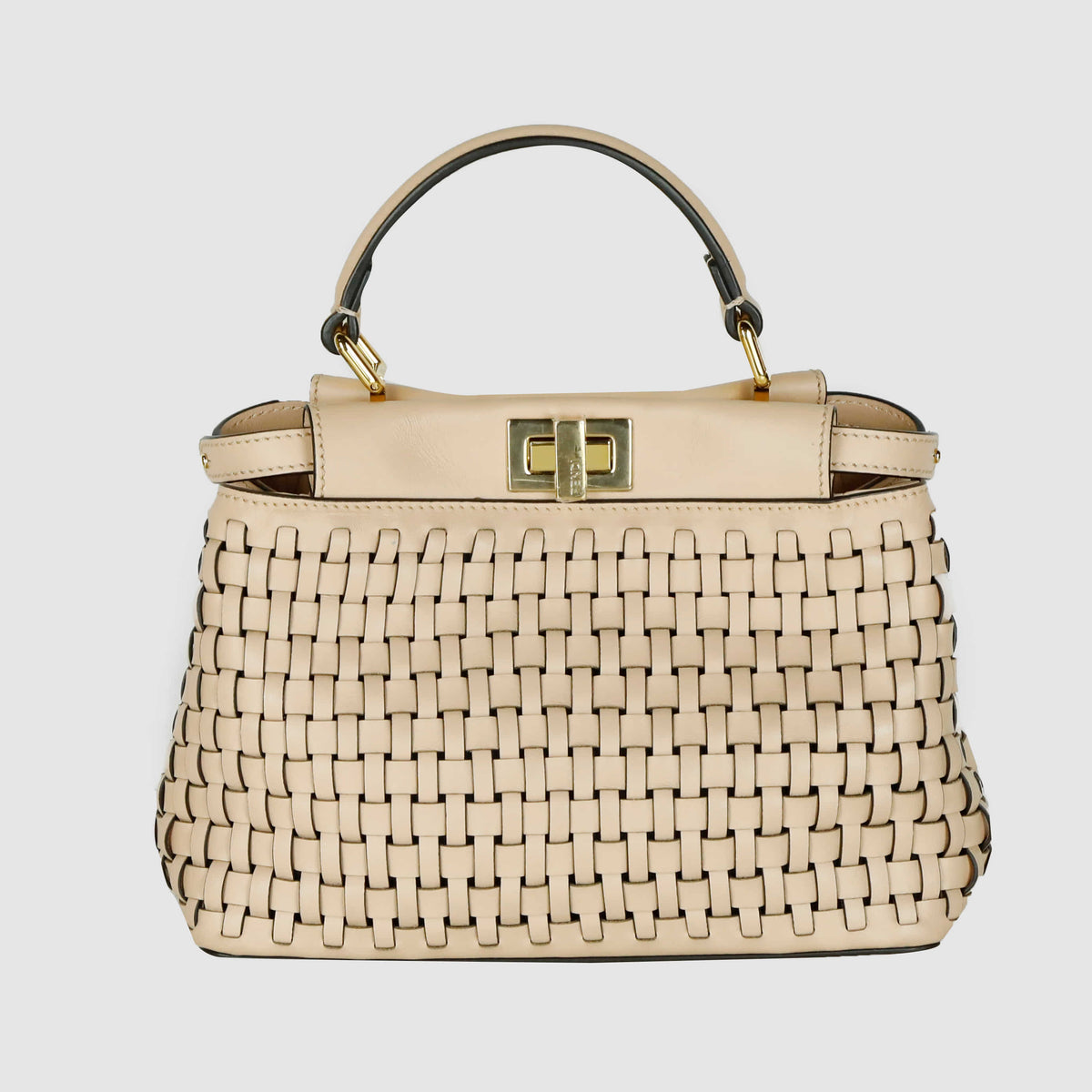 Mini Intrecciato Peekaboo Tote Bag Shoulder Bag 8BN244