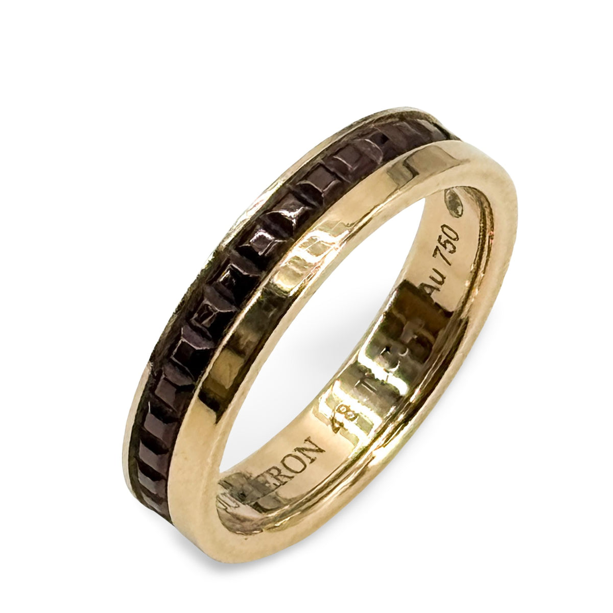 Boucheron Quatre Classic Wedding Band Yellow Gold Brown PVD No. 48