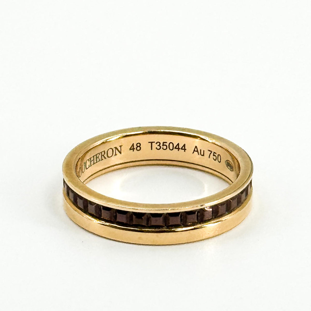 Boucheron Quatre Classic Wedding Band Yellow Gold Brown PVD No. 48
