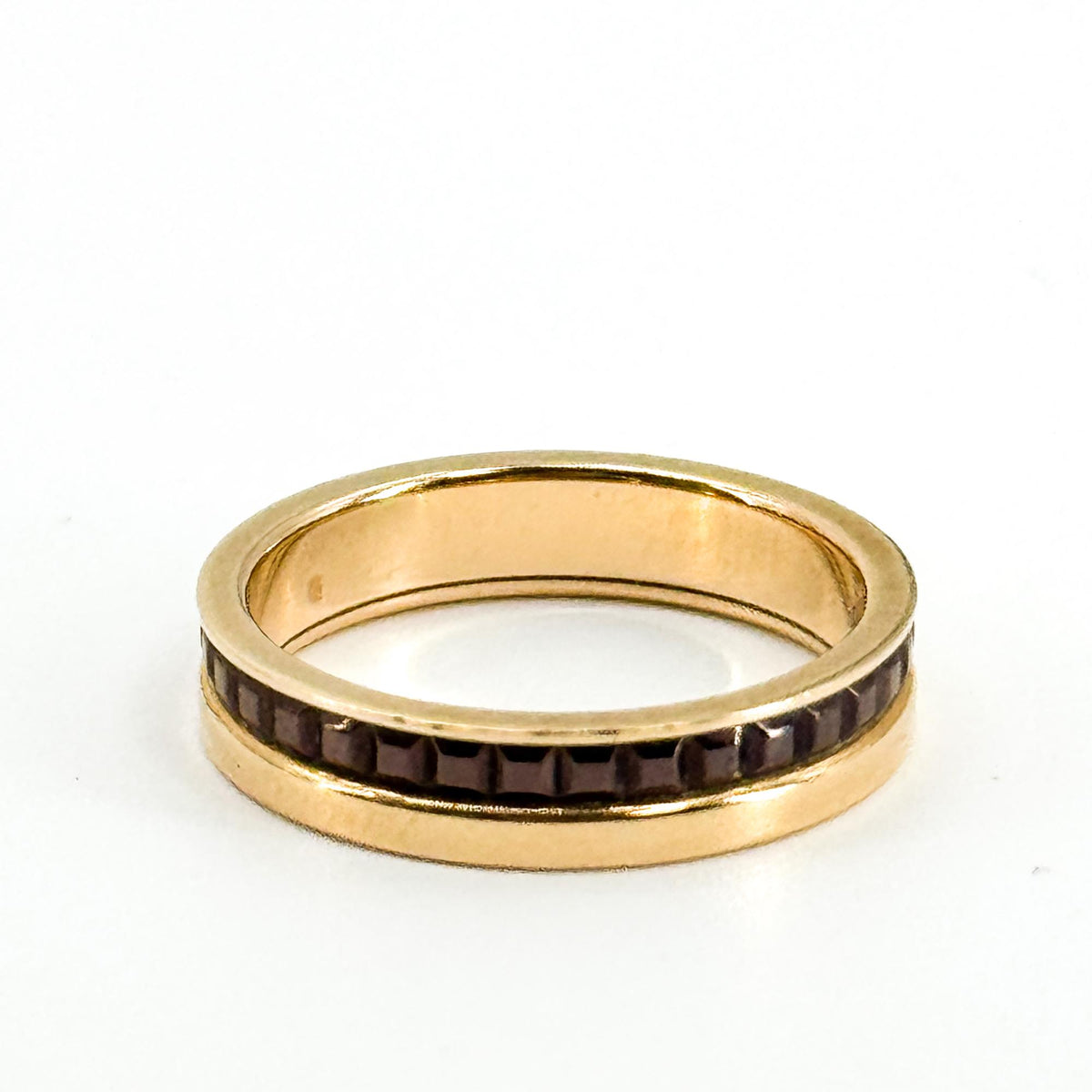 Boucheron Quatre Classic Wedding Band Yellow Gold Brown PVD No. 48