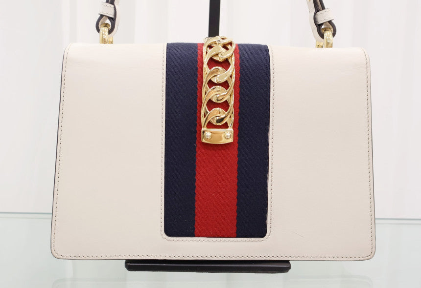 Sylvie Small Tote Shoulder Bag White 421882