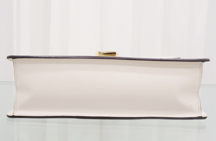 Sylvie Small Tote Shoulder Bag White 421882