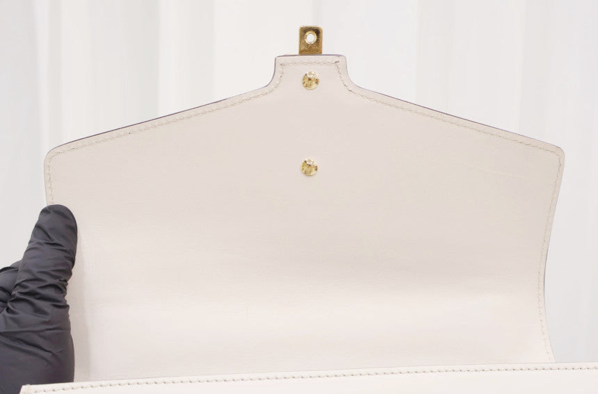 Sylvie Small Tote Shoulder Bag White 421882