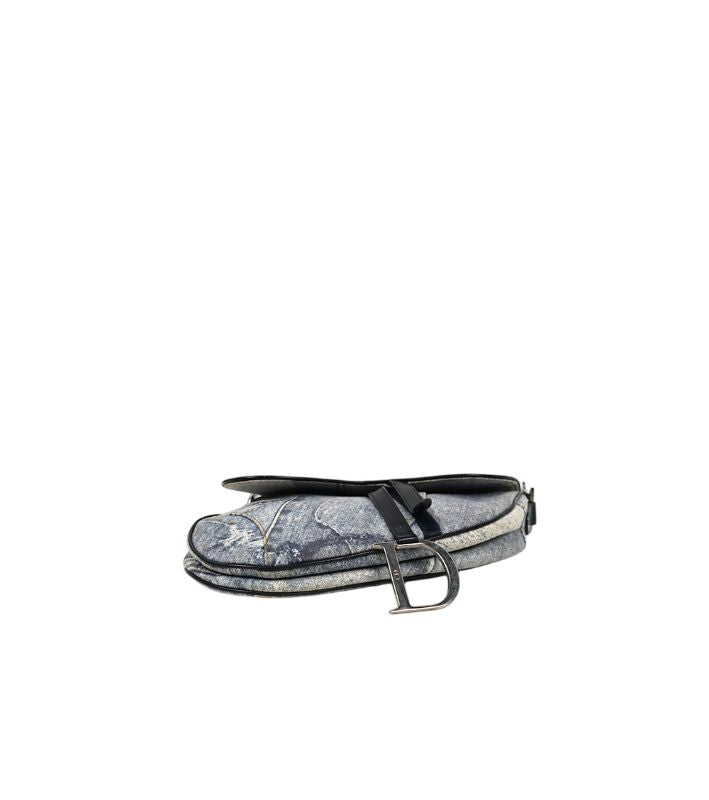 Dior Denim Saddle Bag