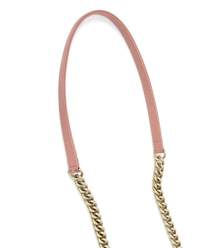Chanel Pink Quilted CC Flap Chain Shoulder Bag