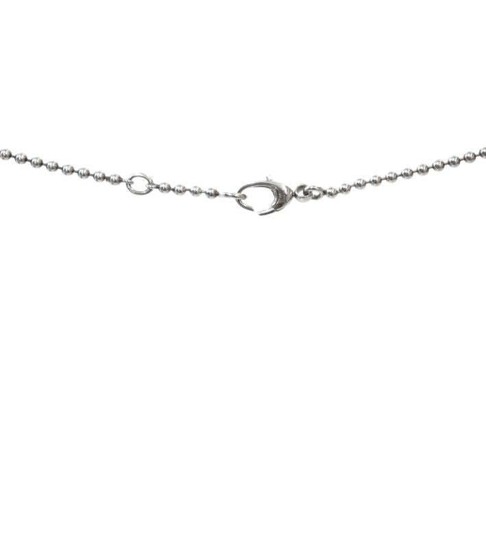 Gucci Silver Heart Interlocking Necklace