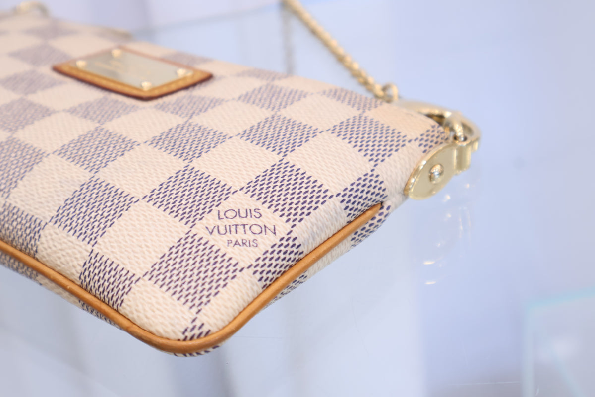 Pochette Azur Mila MM Pouch Clutch n60027