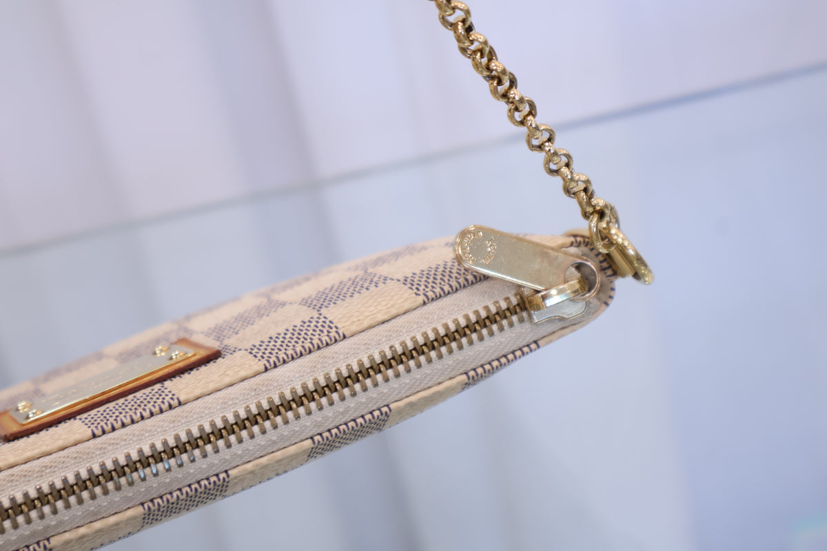 Pochette Azur Mila MM Pouch Clutch n60027