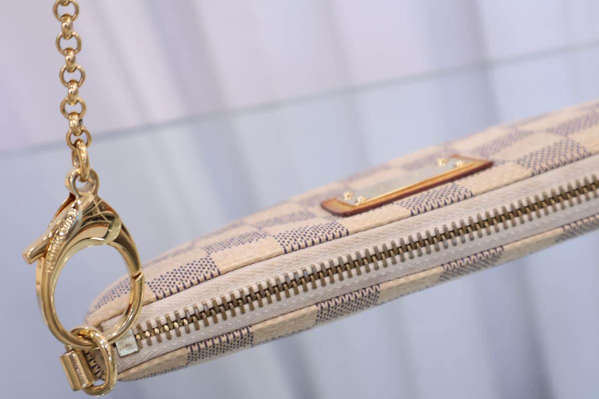 Pochette Azur Mila MM Pouch Clutch n60027