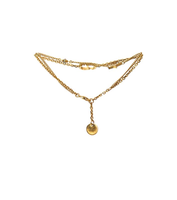 Dior Petit CD Double Gold Bracelet