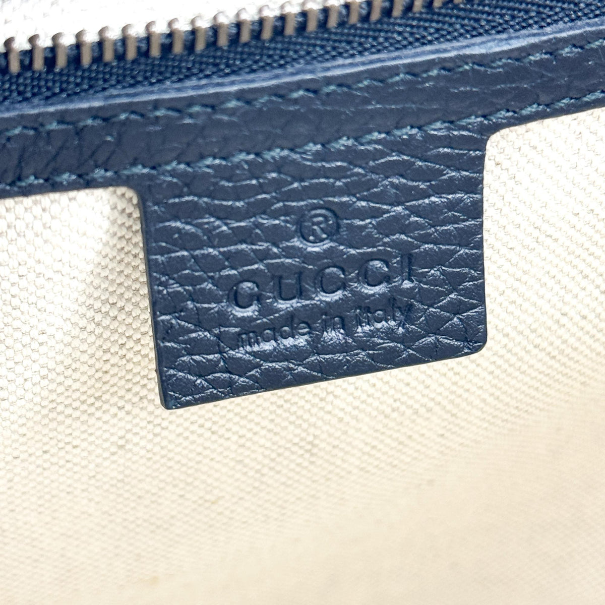 Gucci Small Double G Leather Top Handle Bag Black