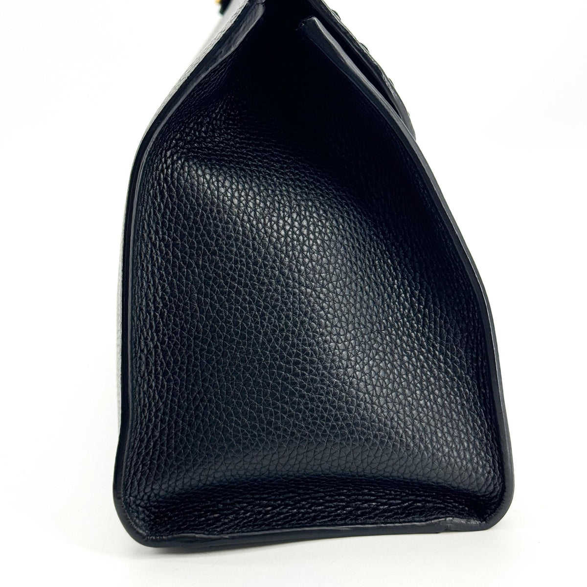 Gucci Small Double G Leather Top Handle Bag Black