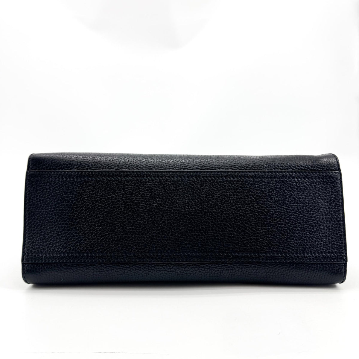 Gucci Small Double G Leather Top Handle Bag Black