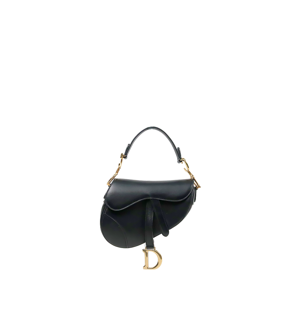 Dior Mini Black Saddle Shoulder Bag