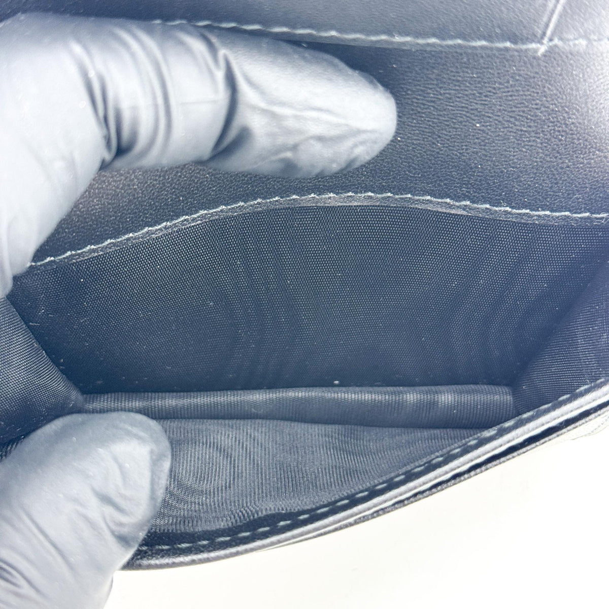 Dior Lady Dior Lotus Wallet Black Lambskin