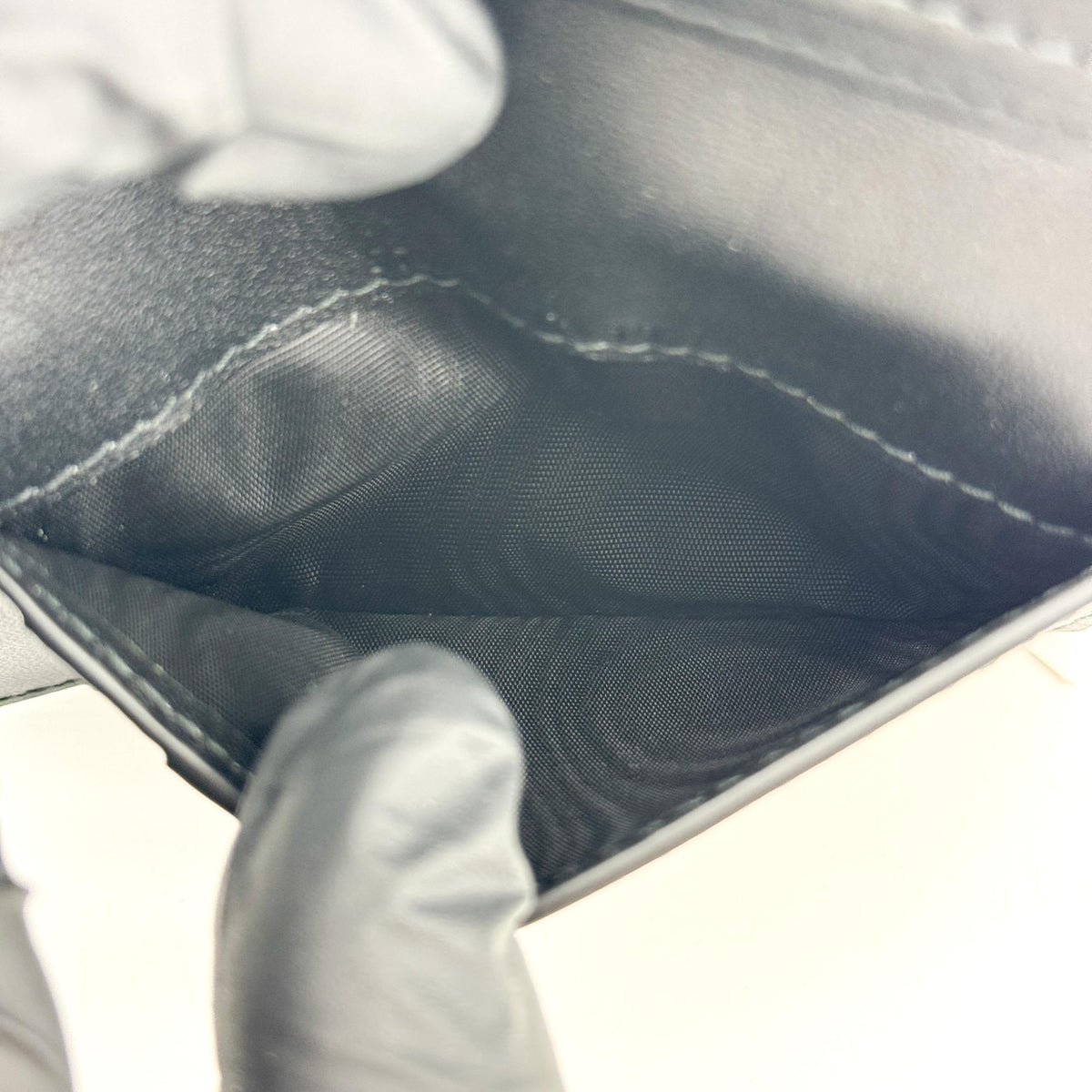 Dior Lady Dior Lotus Wallet Black Lambskin