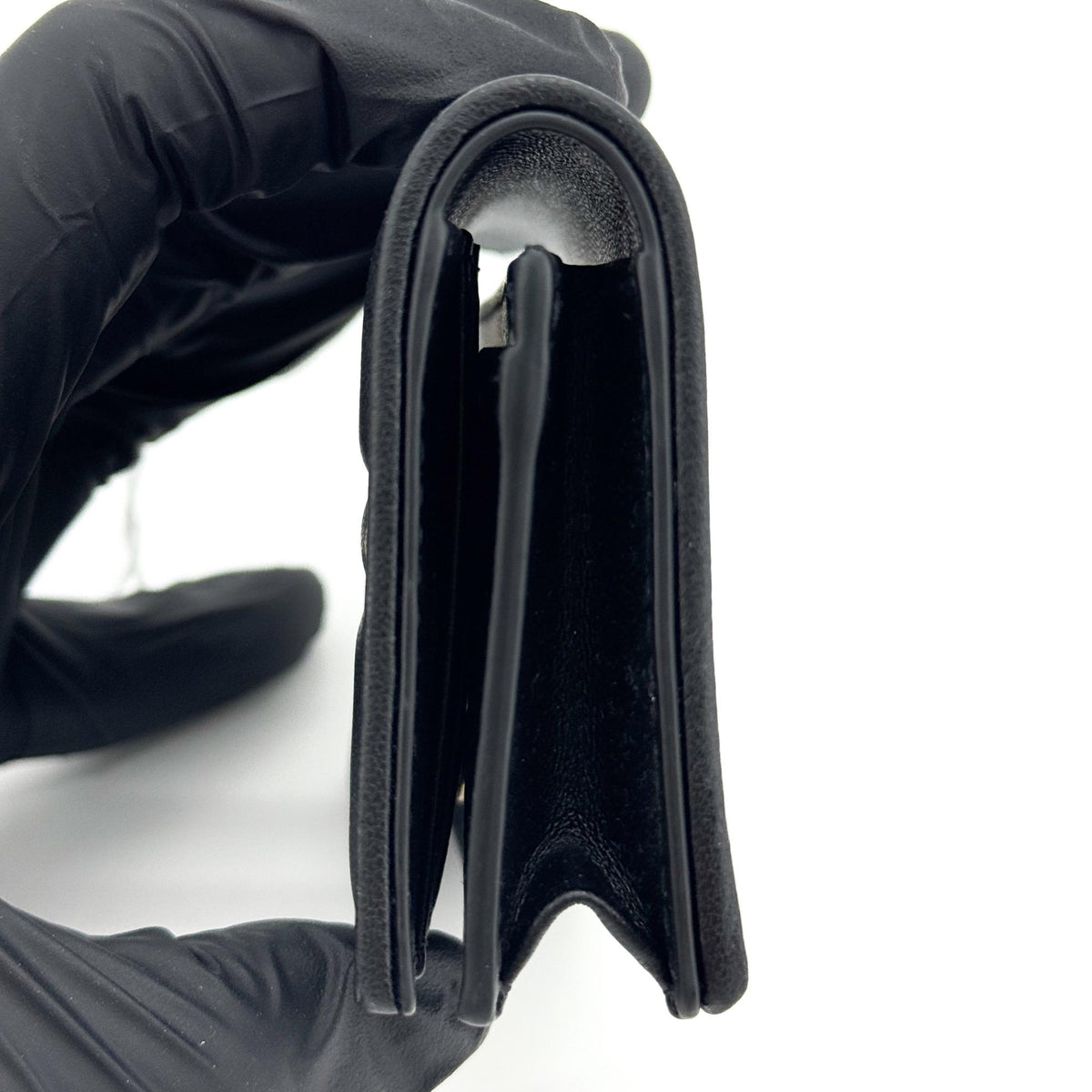 Dior Lady Dior Lotus Wallet Black Lambskin