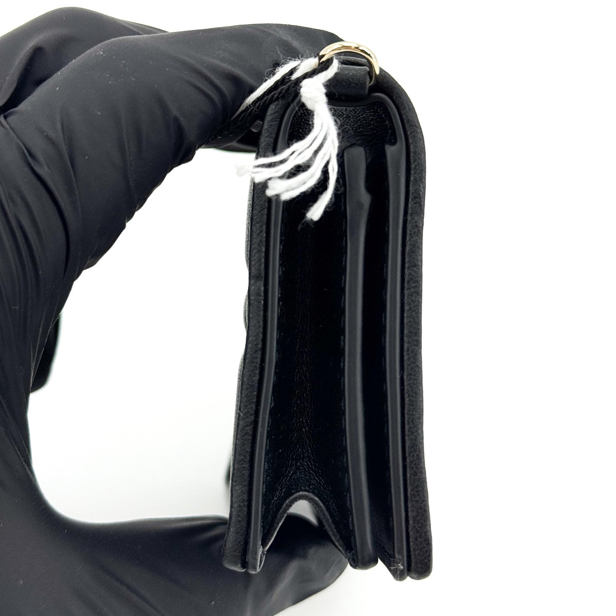 Dior Lady Dior Lotus Wallet Black Lambskin