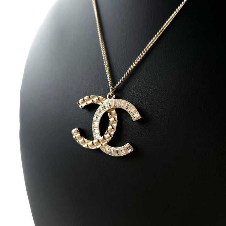 Crystal CC Pendant Necklace