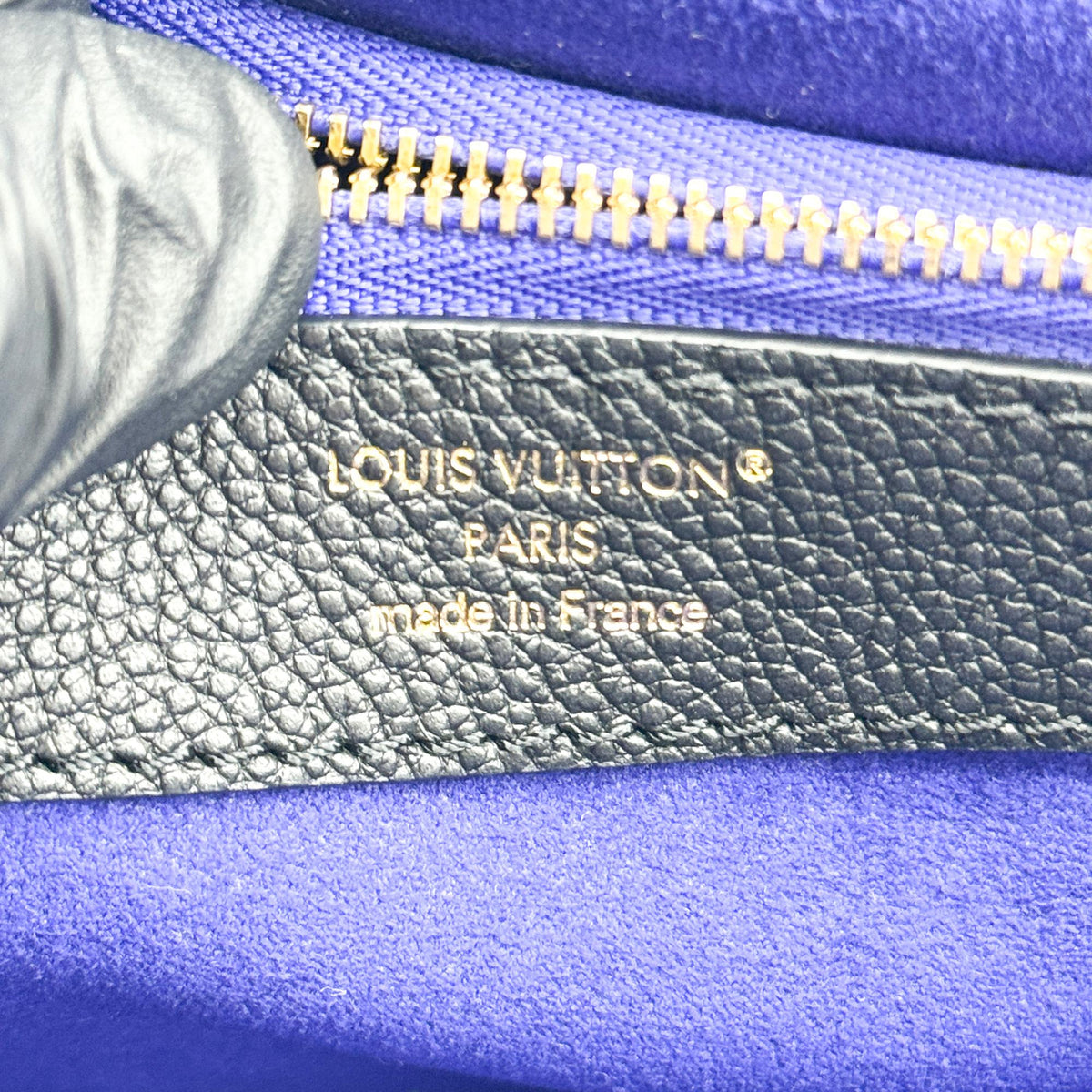 Louis Vuitton Monogram Empreinte Saumur BB Black
