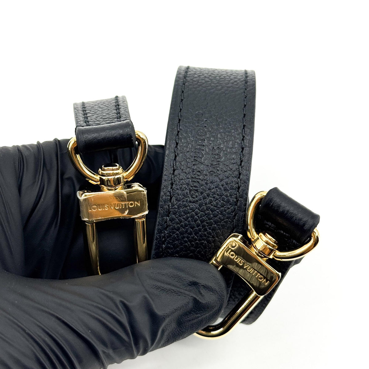 Louis Vuitton Monogram Empreinte Saumur BB Black