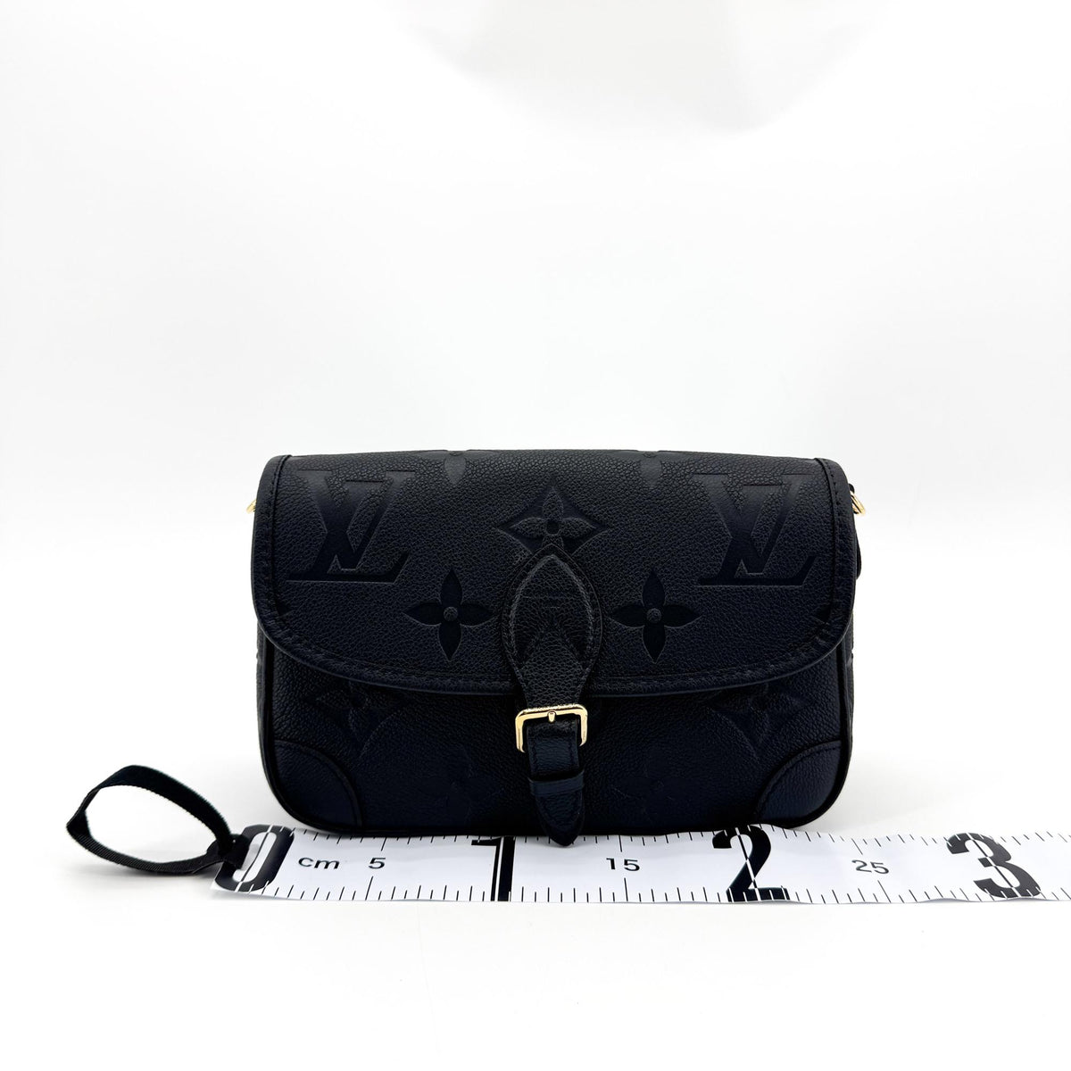 Louis Vuitton Monogram Empreinte Saumur BB Black