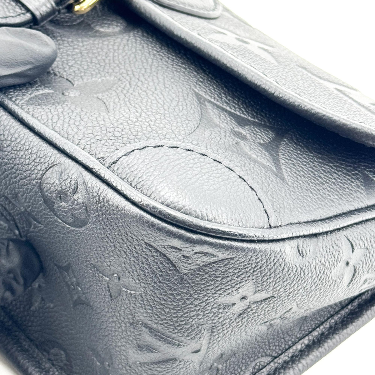 Louis Vuitton Monogram Empreinte Saumur BB Black