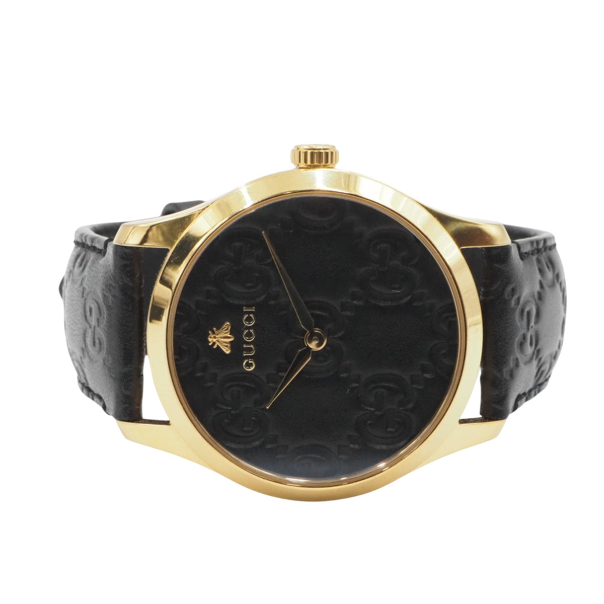 Gucci YA1264034 Timeless Quartz Leather Band Watch