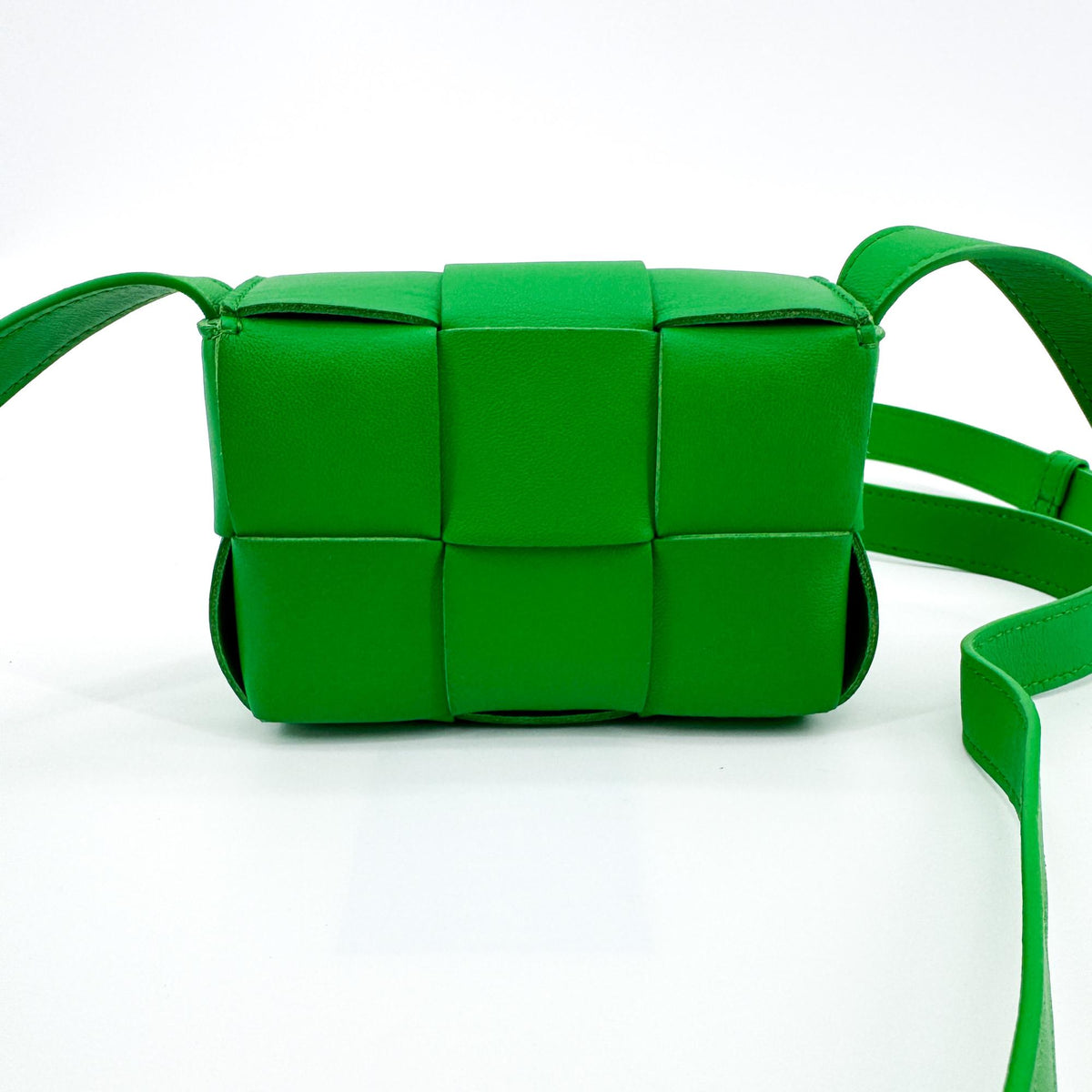 Bottega Veneta Candy Cassette Bag Parakeet Green