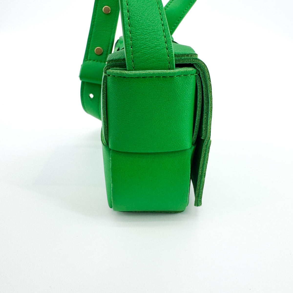 Bottega Veneta Candy Cassette Bag Parakeet Green