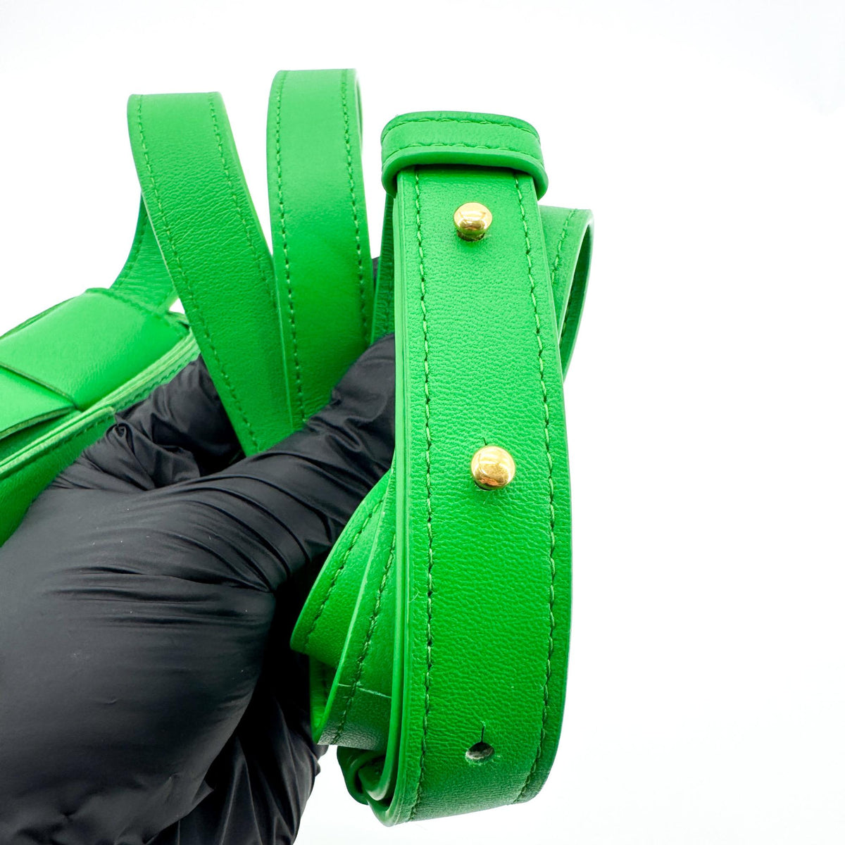 Bottega Veneta Candy Cassette Bag Parakeet Green