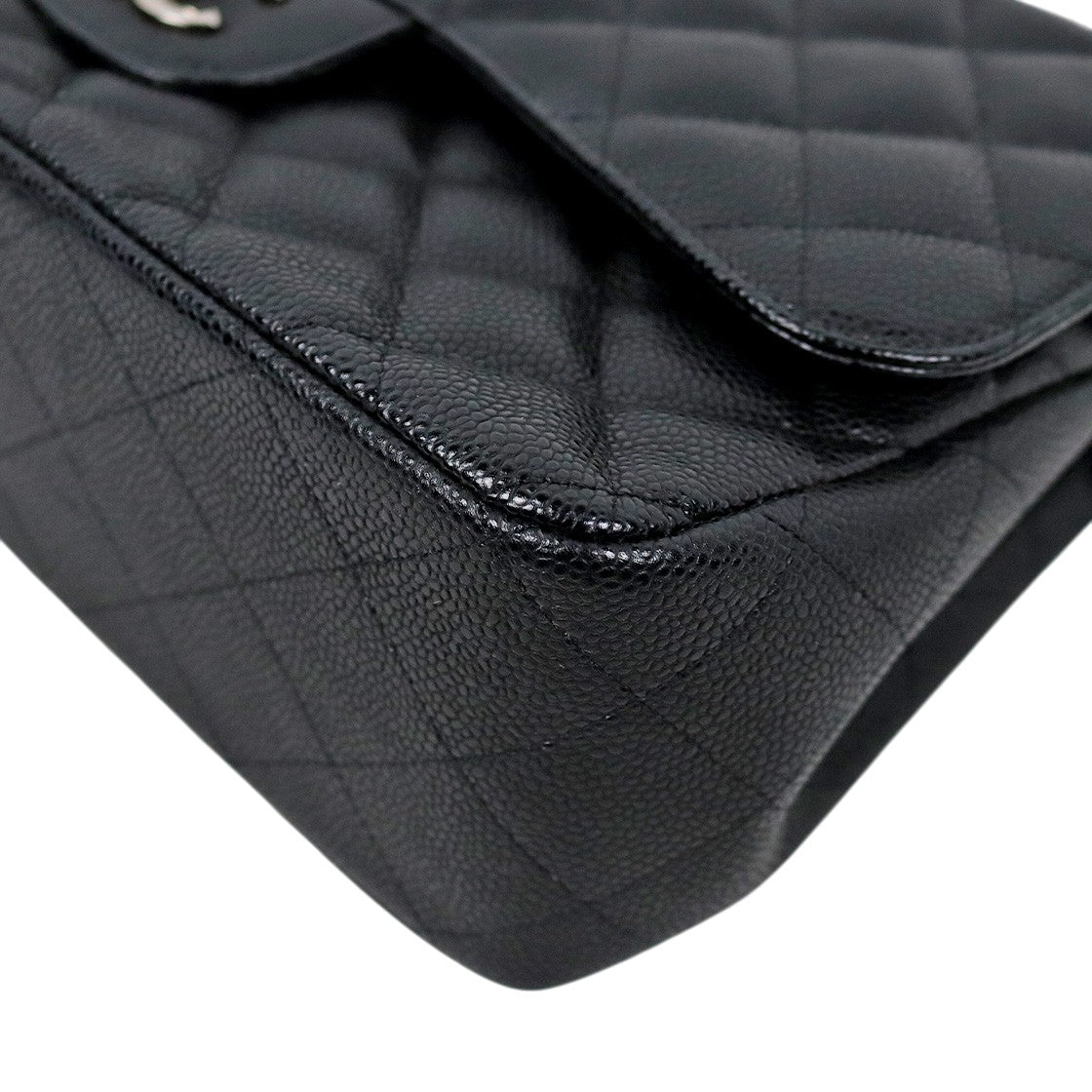 Chanel Black Large Caviar Classic Bag with Double Flap
