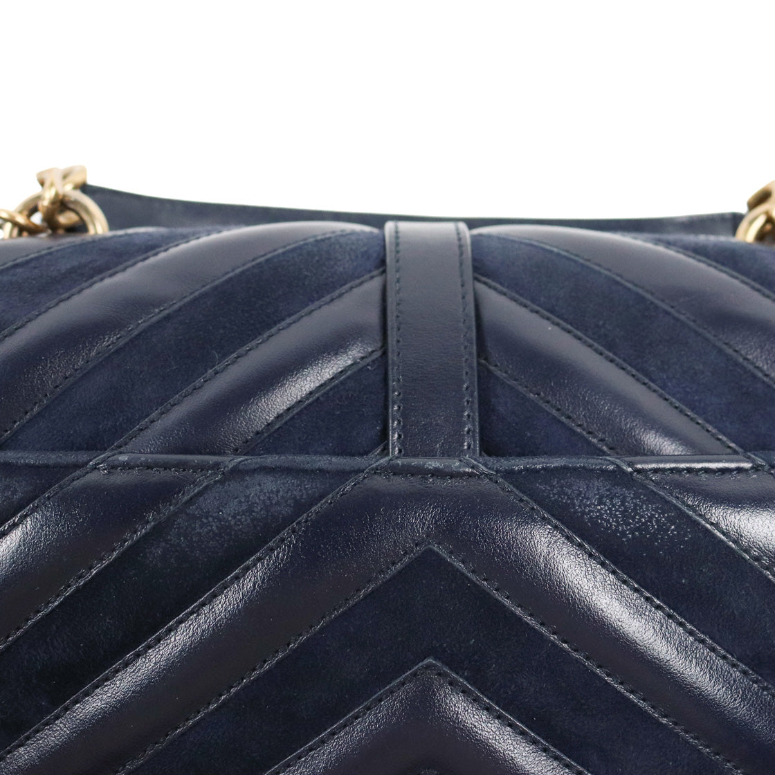 Saint Laurent Navy Medium College Bag