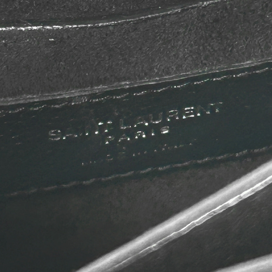 Saint Laurent Black Leather Sunset Shoulder Bag