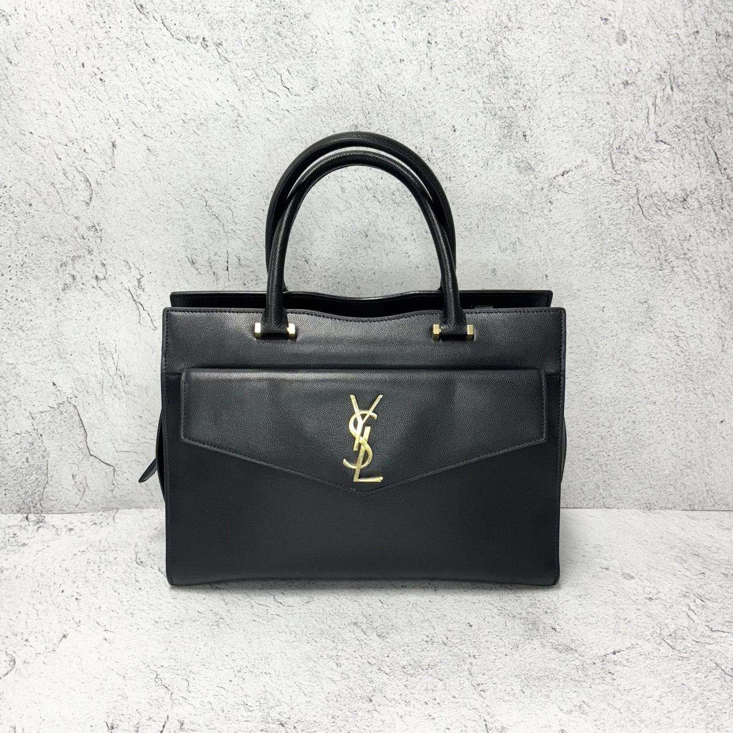 Saint Laurent Uptown Medium Shoulder Bag Black