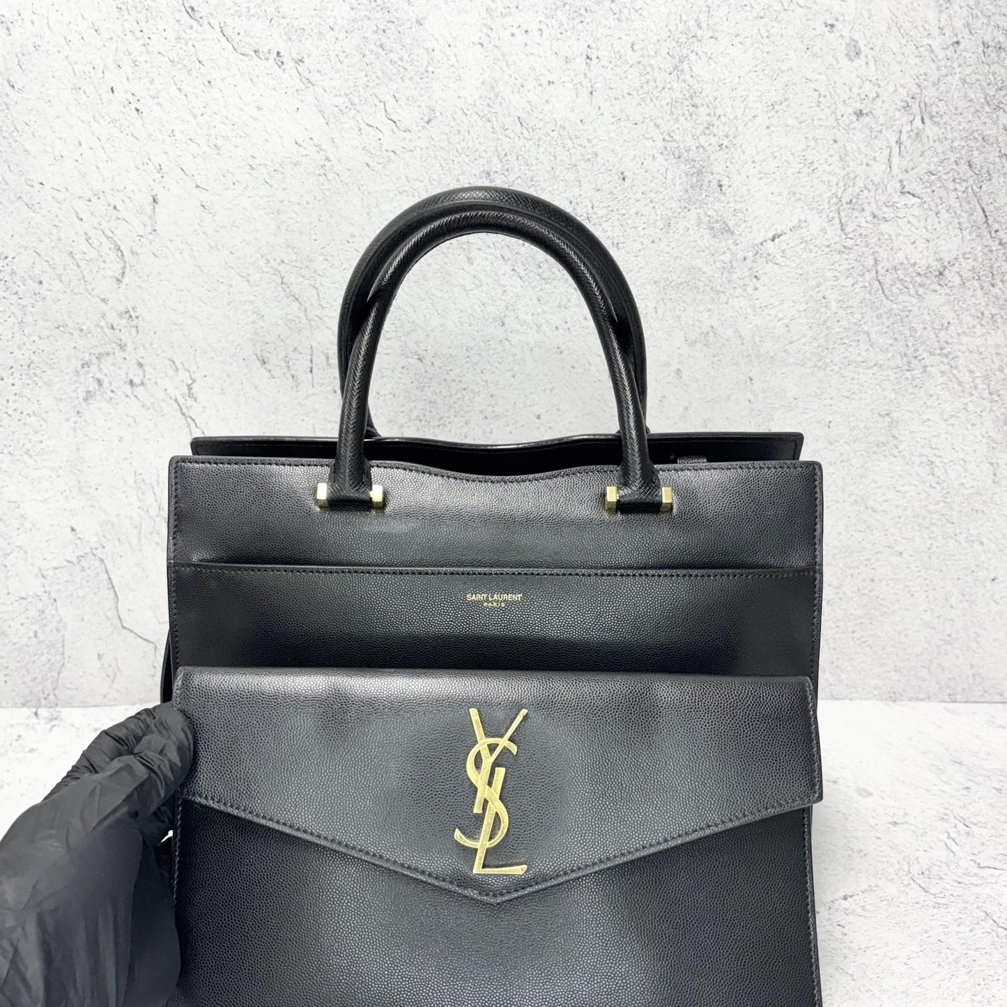 Saint Laurent Uptown Medium Shoulder Bag Black